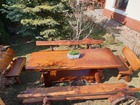 meble ogrodowe biesiadne drewniane KOZAK