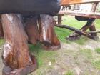Meble ogrodowe biesiadne góralskie drewniane producent ART